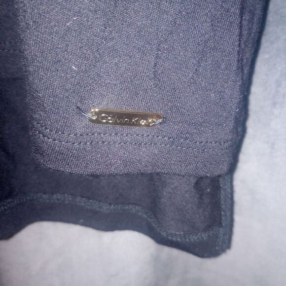 Calvin Klein Pink & Black Colorblock Zip Dolman Sleeve Tunic Top Size XXL P2P 27 - Picture 4 of 10